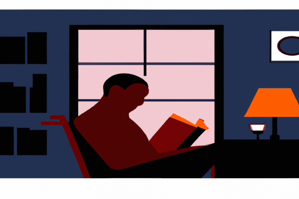An illustration of a reader enjoying Can the Subaltern Speak? by Gayatri Spivak in a cosy interior